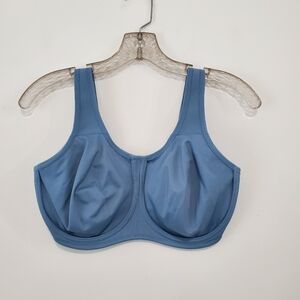 Wacoal Simone Sport High Impact Underwire Bra Model 855170 Coronel Blue Size 32G